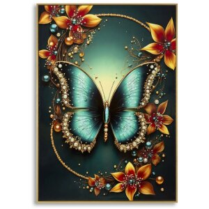 Poster mural Mauro Ferretti "Butterfly" – lienzo decorativo con marco 70x100 cm