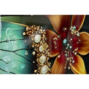 Poster mural Mauro Ferretti "Butterfly" – lienzo decorativo con marco 70x100 cm