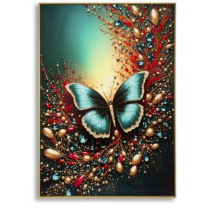 Cuadro de pared Mauro Ferretti "Butterfly" – lienzo decorativo con marco 70x100 cm
