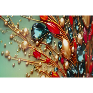 Cuadro de pared Mauro Ferretti "Butterfly" – lienzo decorativo con marco 70x100 cm