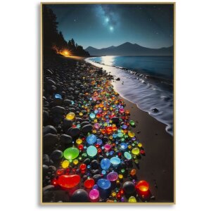 Cuadro decorativo Mauro Ferretti "Colors" – lona impresa con marco 60x90 cm