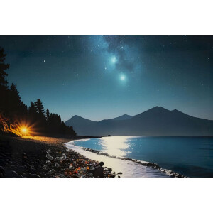 Cuadro decorativo Mauro Ferretti "Colors" – lona impresa con marco 60x90 cm