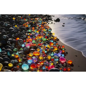 Cuadro decorativo Mauro Ferretti "Colors" – lona impresa con marco 60x90 cm