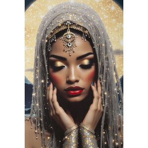 Marco de pared LED "Venus" Mauro Ferretti – Tela con marco 70x100 cm