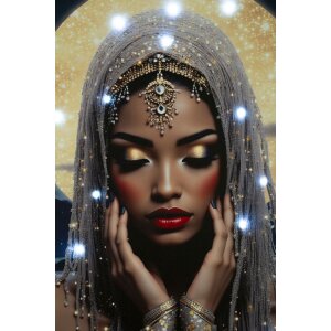 Marco de pared LED "Venus" Mauro Ferretti – Tela con marco 70x100 cm