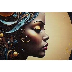 Marco de pared con arte LED "Minerva" de Mauro...