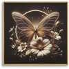 Marco de pared "Butterfly" con LED de Mauro Ferretti – Lienzo con marco 50x50 cm