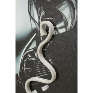 Poster de pared Mauro Ferretti "Psyco" con LED – Impresión en lona 60x90 cm con aplicación 3D