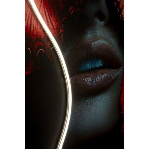 Marco de fotos LED con imagen "Butterflies" de Mauro Ferretti 60x90 cm – Aplicación 3D en acrílico