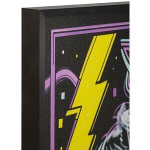 Pintura LED en lienzo "Marilin" 60x90 cm – Aplicación 3D en acrílico