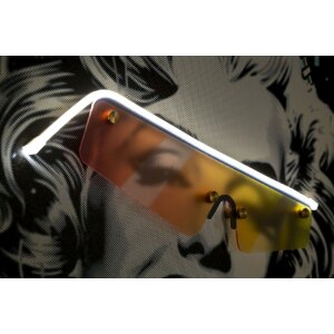 Pintura LED en lienzo "Marilin" 60x90 cm – Aplicación 3D en acrílico