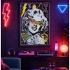 Pintura LED en lienzo "Marilin" 60x90 cm – Aplicación 3D en acrílico