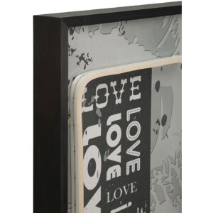 Marco de fotos LED con imagen "Love" 60x90 cm...