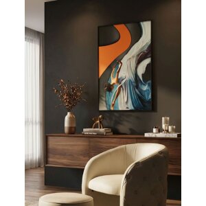 Marco de fotos LED "Dancer" 60x90 cm – Aplicación 3D en acrílico Mauro Ferretti