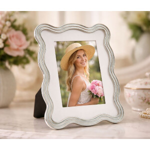 Marco de fotos Mauro Ferretti "Elizabeth" 15x20 cm azul claro