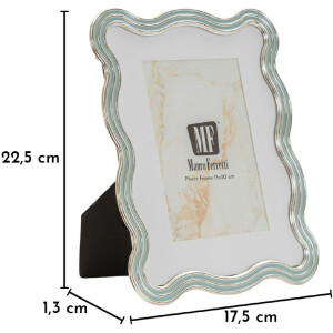 Marco de fotos Mauro Ferretti "Elizabeth" 15x20 cm azul claro