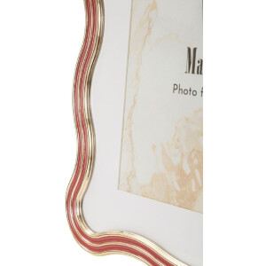 Marco de fotos "Elizabeth" 20x25 cm Rojo/ Oro