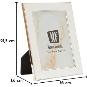 Marco de fotos Mauro Ferretti "Molly" 12,5x17,5 cm Blanco