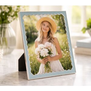 Marco de fotos Mauro Ferretti "Juliette" 20x25 cm azul claro