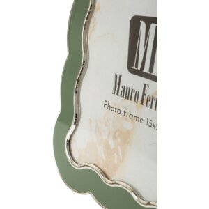 Marco de fotos Mauro Ferretti "Charlotte" 12,5x17,5 cm Verde