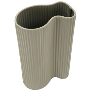 Vaso "Frankfurt" de Mauro Ferretti 21x12x36 cm Blanco