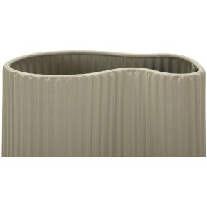 Vaso "Frankfurt" de Mauro Ferretti 21x12x36 cm Blanco