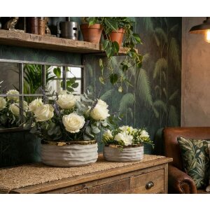 Set de cachepots "Lima" de Mauro Ferretti, 2 piezas, Ø22,5x10,5 cm / Ø18x8,5 cm