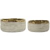Set de cachepots "Lima" de Mauro Ferretti, 2 piezas, Ø22,5x10,5 cm / Ø18x8,5 cm