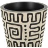 Vaso "Nairobi" Mauro Ferretti Ø15,5x65 cm Blanco/Negro