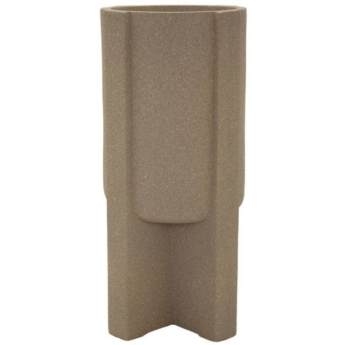 Soporte para macetas al aire libre "Moai" Ø39x80,5 cm Marrón