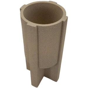 Soporte para macetas al aire libre "Moai" Ø39x80,5 cm Marrón