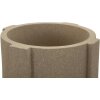 Soporte para macetas al aire libre "Moai" Ø39x80,5 cm Marrón