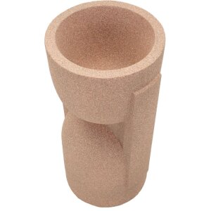 Soporte para maceta exterior "Nui" Mauro Ferretti 36x34x70,5 cm Rojo