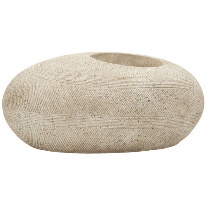 Mauro Ferretti Pflanzgefäß STONE für den Außenbereich Grau 78.5x56x33.5cm