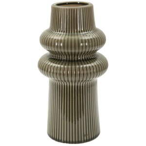 Mauro Ferretti Vase HARMONY Keramik Grün Ø13x25cm