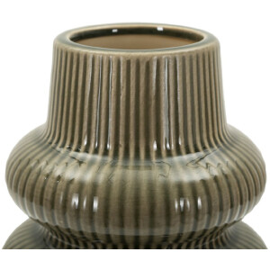 Mauro Ferretti Vase HARMONY Keramik Grün Ø13x25cm