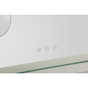 Espejo de mesa HOLLYWOOD LED 55x14x43 cm Blanco Mauro Ferretti