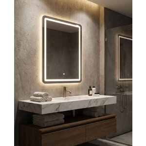 Espejo de pared LED SIMPLE Mauro Ferretti 60x3.5x80 cm