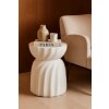 Mauro Ferretti Beistelltisch TWISTY Ø36x47,5 cm Creme