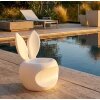 Sofá Bunny de Mauro Ferretti 57x55x79 cm Blanco (altura del asiento 39 cm)