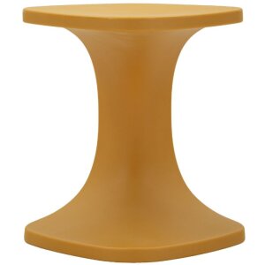 Tabla auxiliar Mauro Ferretti Ibiza Mostaza 42x42x52 cm