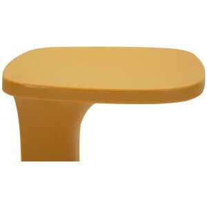 Tabla auxiliar Mauro Ferretti Ibiza Mostaza 42x42x52 cm