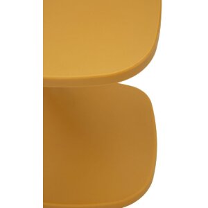 Tabla auxiliar Mauro Ferretti Ibiza Mostaza 42x42x52 cm