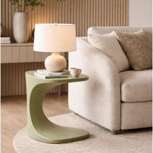 Mesa auxiliar Mauro Ferretti Ibiza Verde 42x42x52 cm