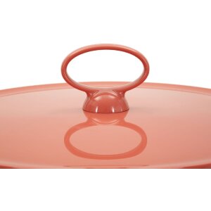 Mesa auxiliar Mauro Ferretti Iris Rojo Ø44x43 cm