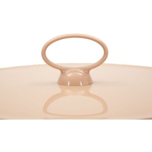 Escritorio auxiliar Mauro Ferretti Iris Rosa Ø44x43 cm Plástico