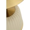 Mesa auxiliar Mauro Ferretti Egle Blanco/Gold Ø40x55 cm Metal PU