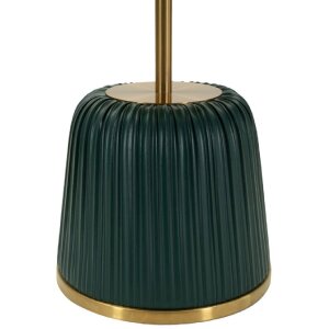 Mesa auxiliar Mauro Ferretti Egle Verde/Gold Ø40x55 cm