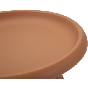 Mesa auxiliar Mauro Ferretti Geax Roja Ø50x45 cm Plástico