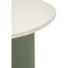 Mesa auxiliar Mauro Ferretti Frankfurt Mármol 40x42x45 cm Verde Blanco